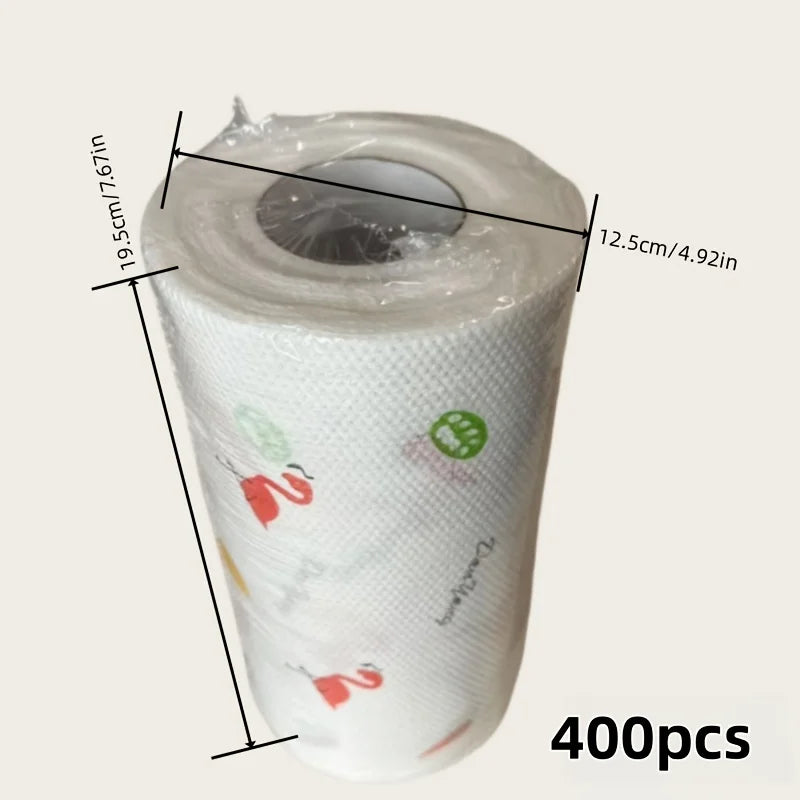 1Roll Absorbent, Thick-Cotton Kitchen Paper Towels-Kitchen Paper Towels | Playful|Washable Paper Towels Paper Towels for Kitchen