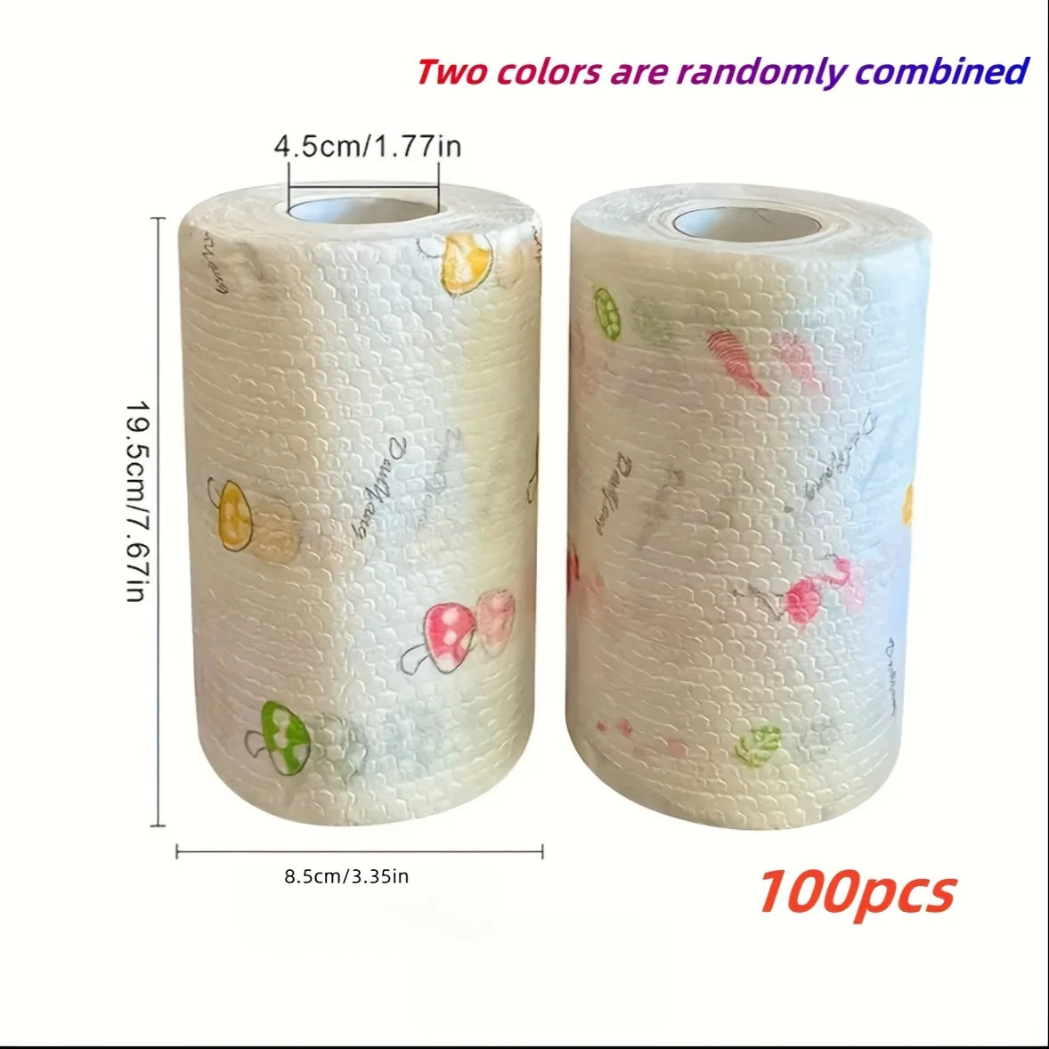 1Roll Absorbent, Thick-Cotton Kitchen Paper Towels-Kitchen Paper Towels | Playful|Washable Paper Towels Paper Towels for Kitchen