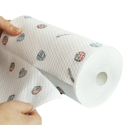 1Roll Absorbent, Thick-Cotton Kitchen Paper Towels-Kitchen Paper Towels | Playful|Washable Paper Towels Paper Towels for Kitchen